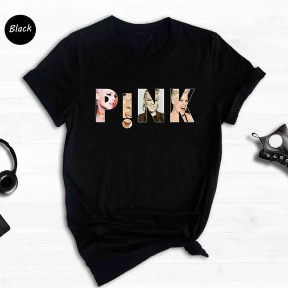 Pnk Shirt Music Tour 2024 Shirt Pink Concert Tshirt - Picture 1 of 4